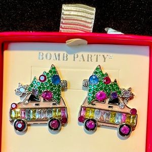 Christmas Vacation BP Christmas Statement Earrings